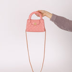 Chanel Quilted Aged Calfskin Pink Nano Kelly - FashioNica