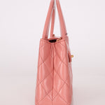Chanel Quilted Aged Calfskin Pink Nano Kelly - FashioNica