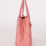 Chanel Quilted Aged Calfskin Pink Nano Kelly - FashioNica
