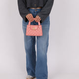 Chanel Quilted Aged Calfskin Pink Nano Kelly - FashioNica