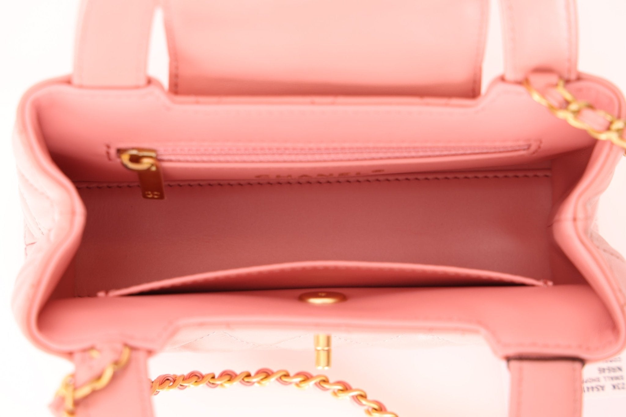 Chanel Quilted Aged Calfskin Pink Nano Kelly - FashioNica