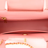 Chanel Quilted Aged Calfskin Pink Nano Kelly - FashioNica