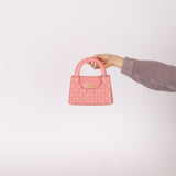 Chanel Quilted Aged Calfskin Pink Nano Kelly - FashioNica
