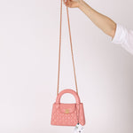 Chanel Quilted Aged Calfskin Pink Nano Kelly - FashioNica