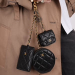 Chanel Runway Pearl Crown Trio Wristlet Multi Pouch - FashioNica