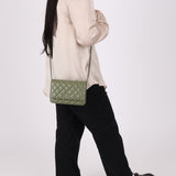 Chanel Sage Lambskin Wallet on Chain - FashioNica