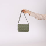 Chanel Sage Lambskin Wallet on Chain - FashioNica