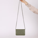 Chanel Sage Lambskin Wallet on Chain - FashioNica