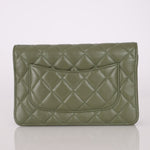 Chanel Sage Lambskin Wallet on Chain - FashioNica