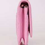 Chanel Sakura Caviar Wallet on Chain - FashioNica