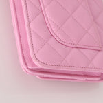 Chanel Sakura Caviar Wallet on Chain - FashioNica