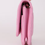 Chanel Sakura Caviar Wallet on Chain - FashioNica