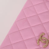 Chanel Sakura Caviar Wallet on Chain - FashioNica