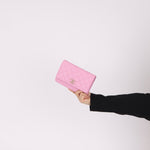 Chanel Sakura Caviar Wallet on Chain - FashioNica