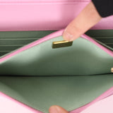 Chanel Sakura Caviar Wallet on Chain - FashioNica