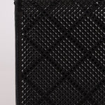 Chanel So Black Satin Crystal Studded Turnlock Wallet on Chain - FashioNica