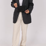 Chanel So Black Satin Crystal Studded Turnlock Wallet on Chain - FashioNica