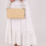 Chanel Spring 2003 Canvas Chocolate Bar Pochette - FashioNica