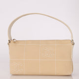 Chanel Spring 2003 Canvas Chocolate Bar Pochette - FashioNica
