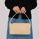 Chanel Spring 2003 Canvas Chocolate Bar Pochette - FashioNica