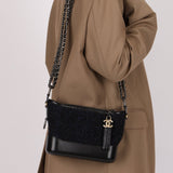 Chanel Tweed Calfskin Small Gabrielle Hobo - FashioNica
