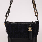 Chanel Tweed Calfskin Small Gabrielle Hobo - FashioNica