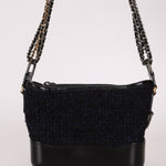Chanel Tweed Calfskin Small Gabrielle Hobo - FashioNica