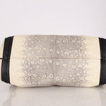 Chloe Opal & Black Embossed Ring Lizard Allison Tote Bag - FashioNica