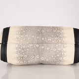 Chloe Opal & Black Embossed Ring Lizard Allison Tote Bag - FashioNica