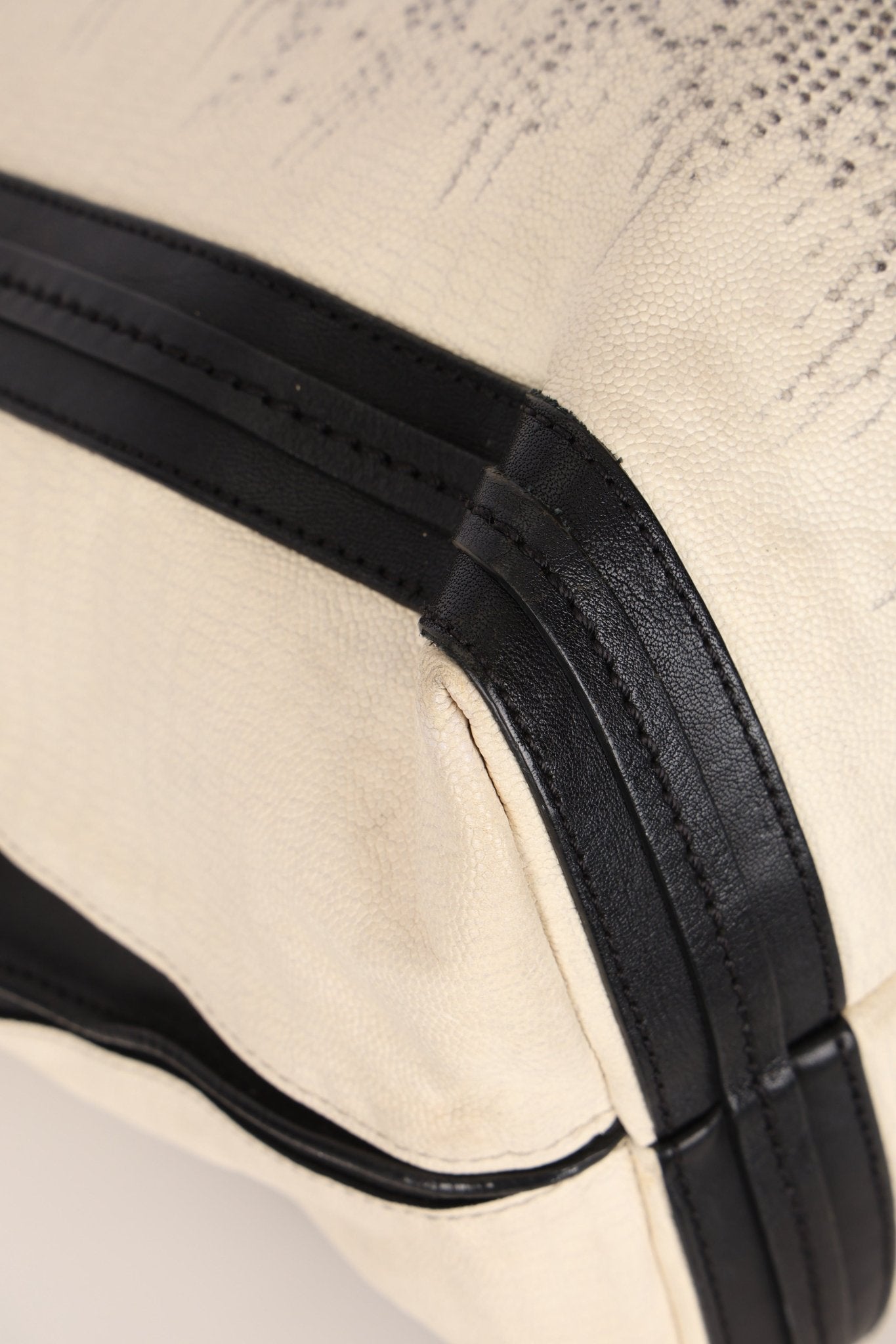 Chloe Opal & Black Embossed Ring Lizard Allison Tote Bag - FashioNica