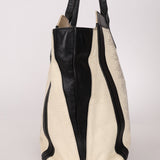 Chloe Opal & Black Embossed Ring Lizard Allison Tote Bag - FashioNica