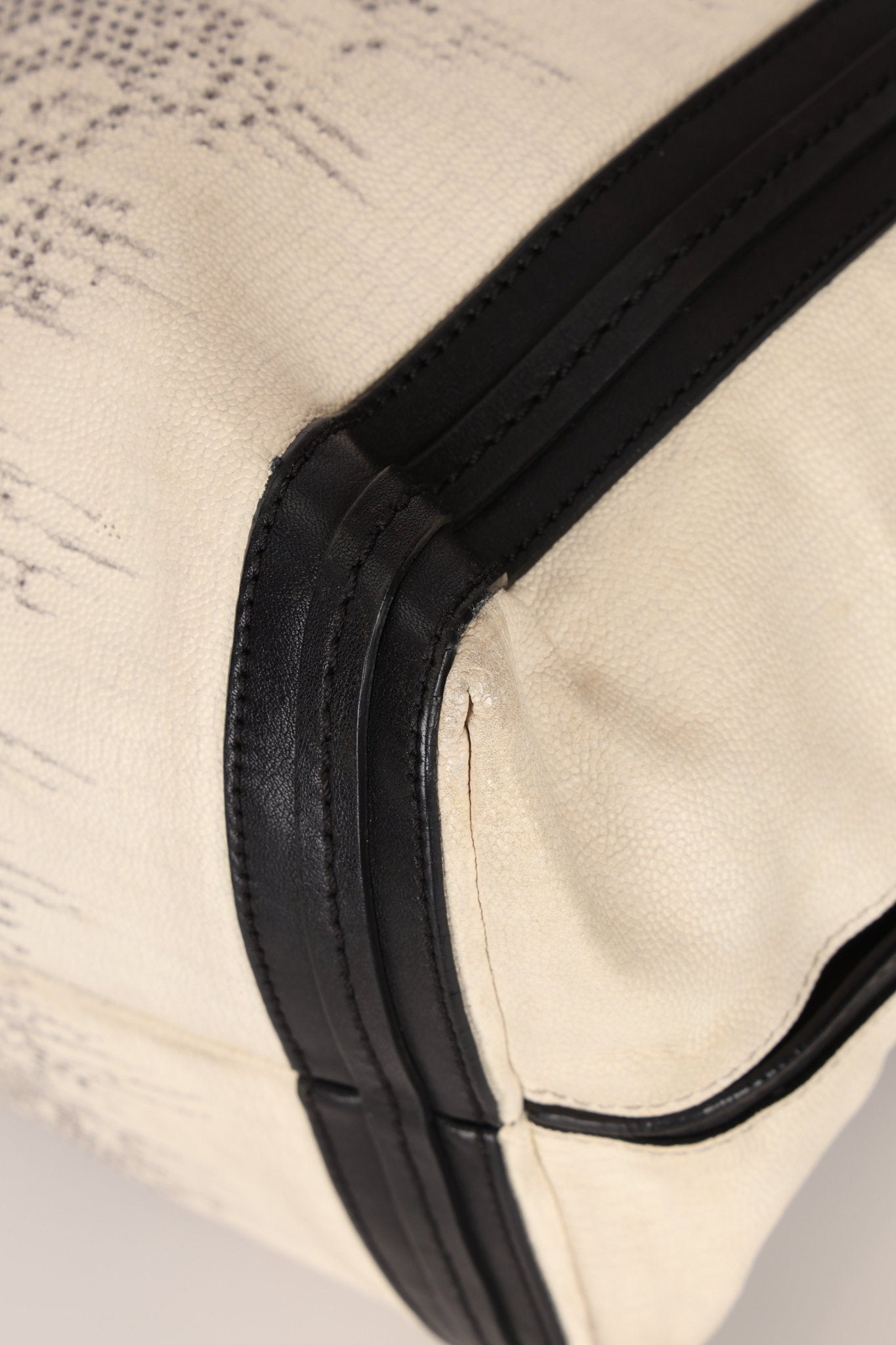 Chloe Opal & Black Embossed Ring Lizard Allison Tote Bag - FashioNica