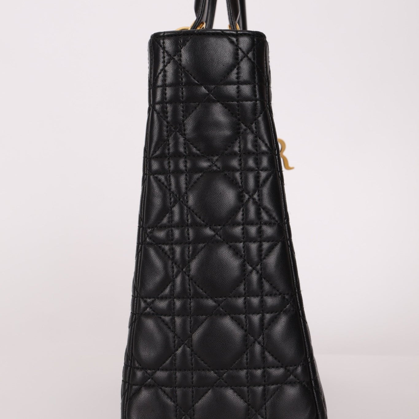 Christian Dior 1990s Cannage Large Lady Dior GHW - FashioNica