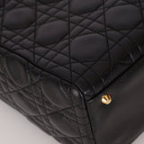 Christian Dior 1990s Cannage Large Lady Dior GHW - FashioNica