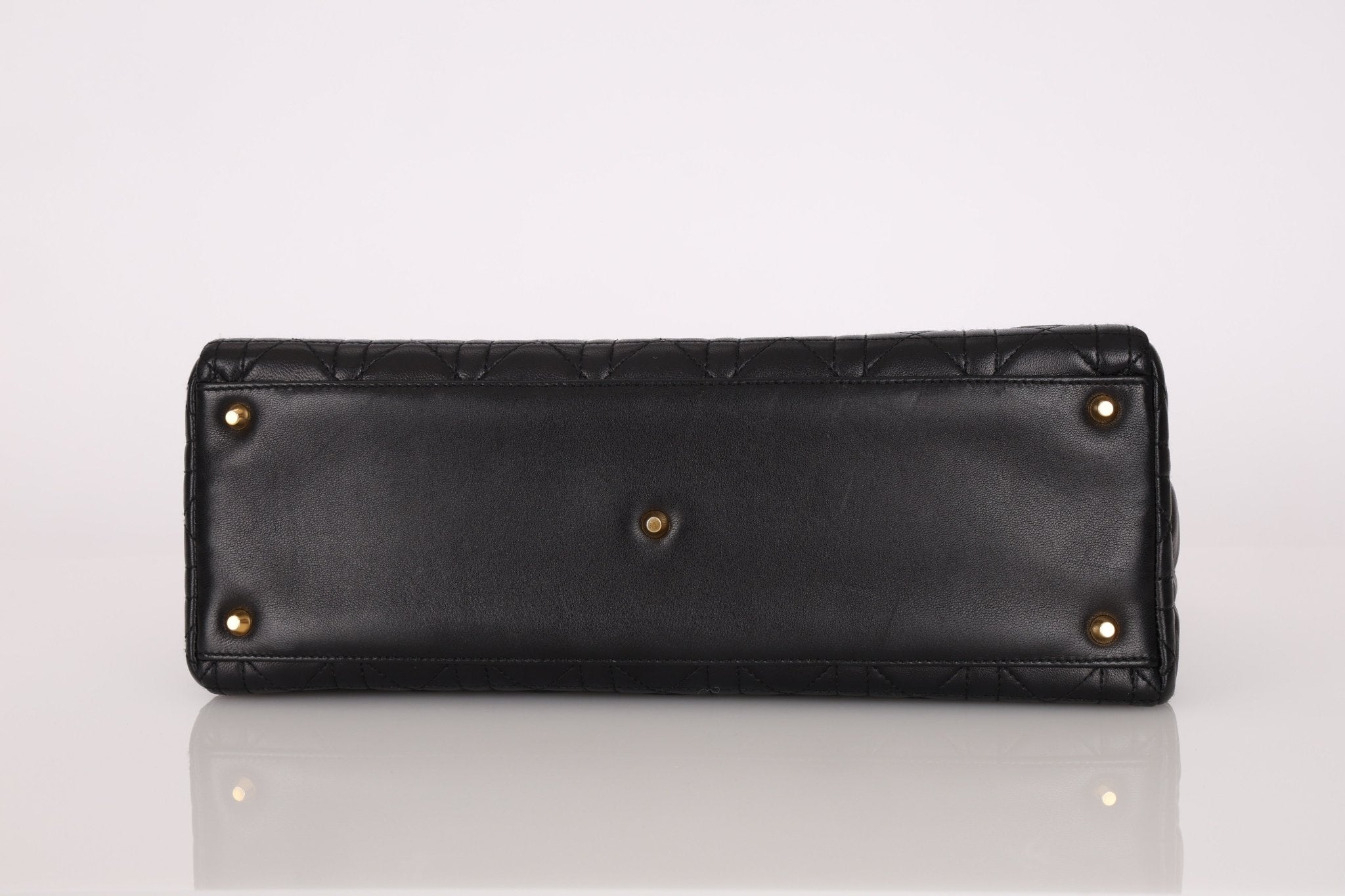 Christian Dior 1990s Cannage Large Lady Dior GHW - FashioNica