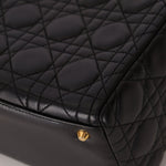 Christian Dior 1990s Cannage Large Lady Dior GHW - FashioNica