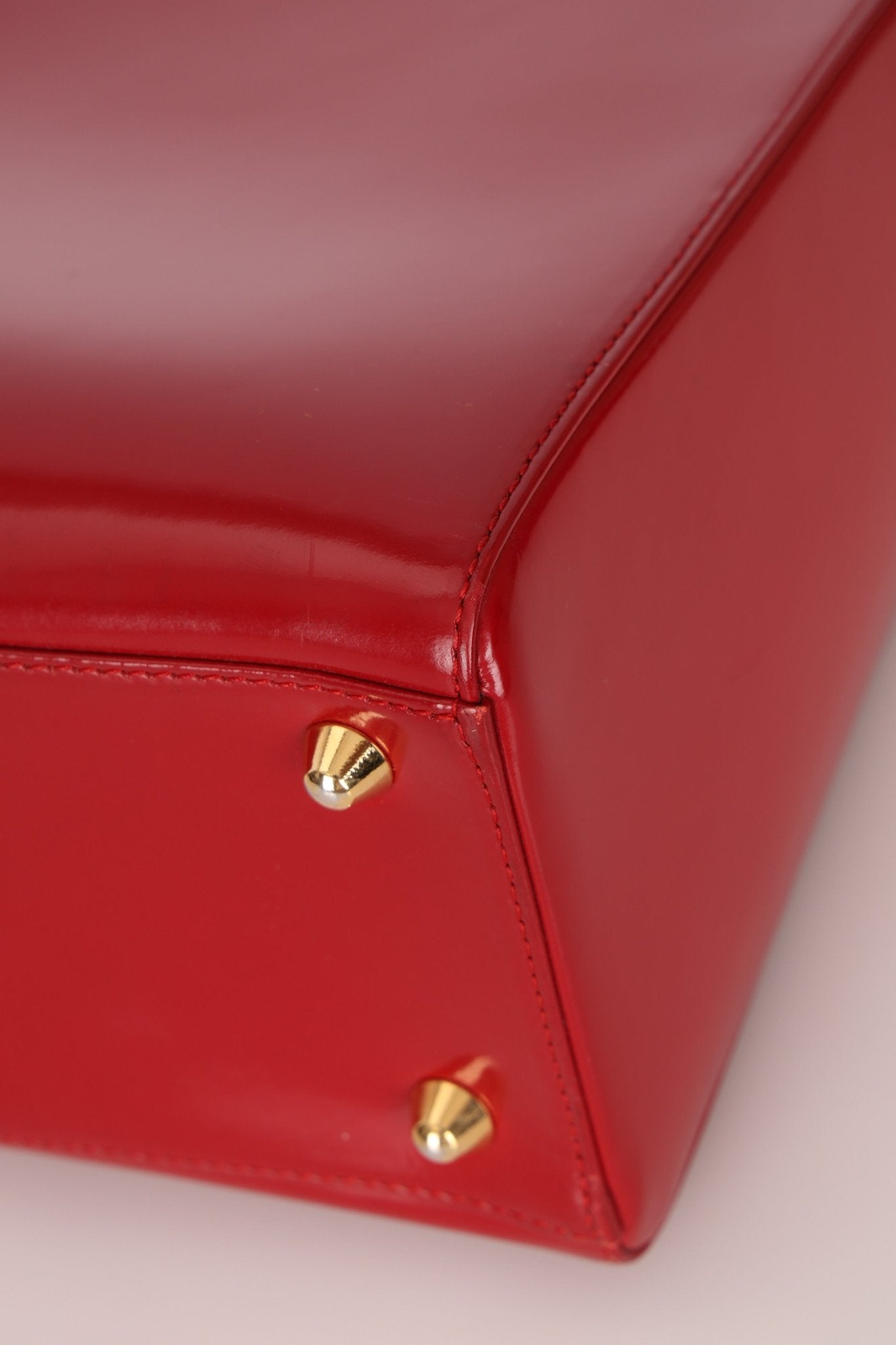 Dior 1997 Boxcalf Large Lady Dior with Strap - FashioNica