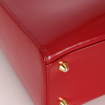 Dior 1997 Boxcalf Large Lady Dior with Strap - FashioNica