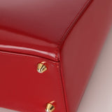 Dior 1997 Boxcalf Large Lady Dior with Strap - FashioNica