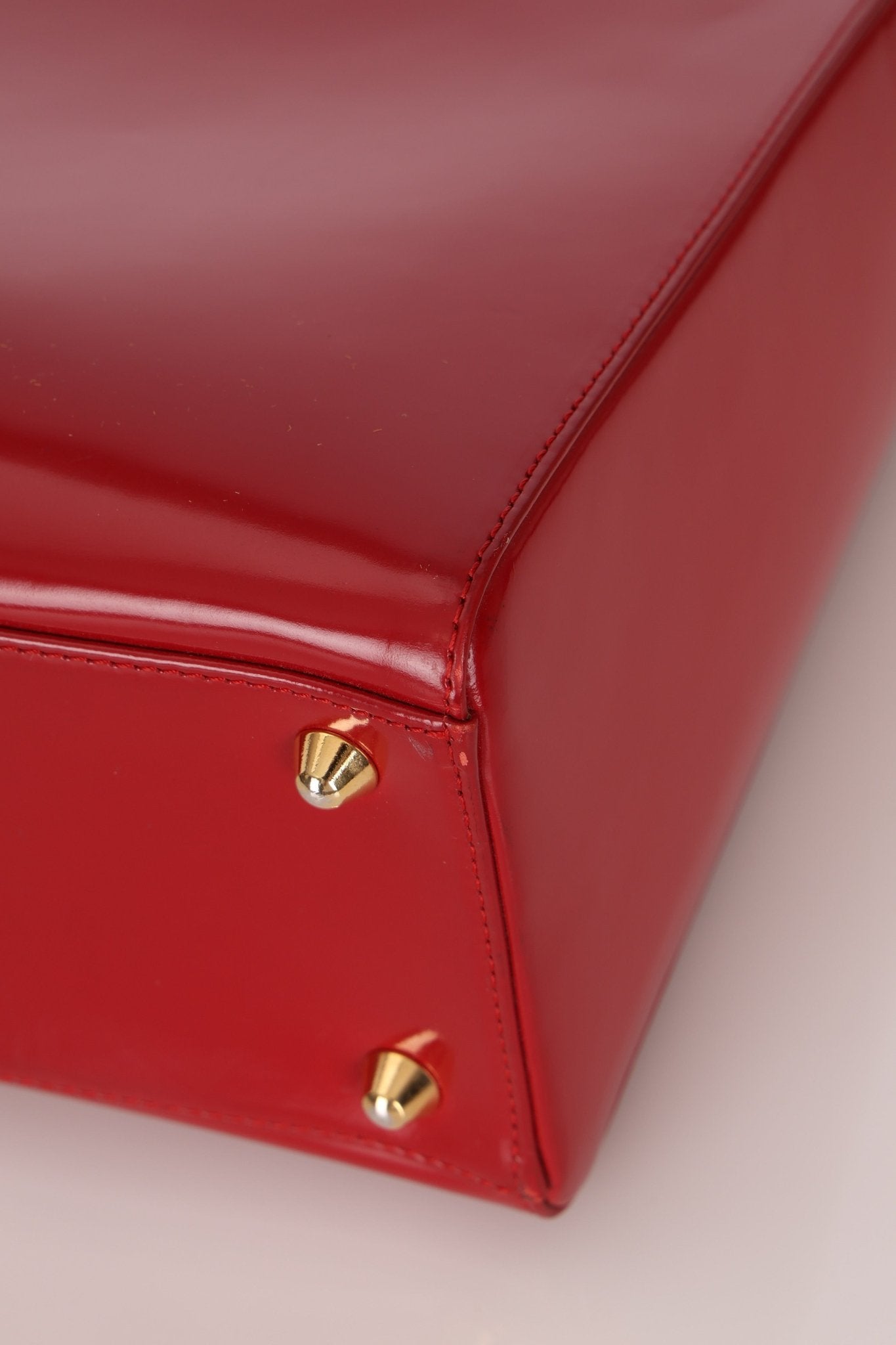 Dior 1997 Boxcalf Large Lady Dior with Strap - FashioNica