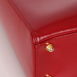 Dior 1997 Boxcalf Large Lady Dior with Strap - FashioNica