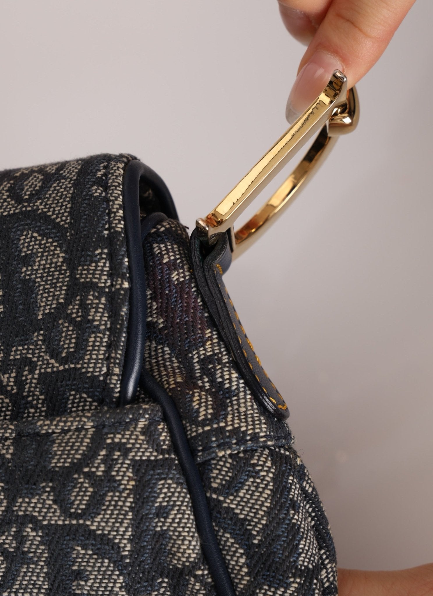 Dior 2000 Trotter Saddle Bag - FashioNica