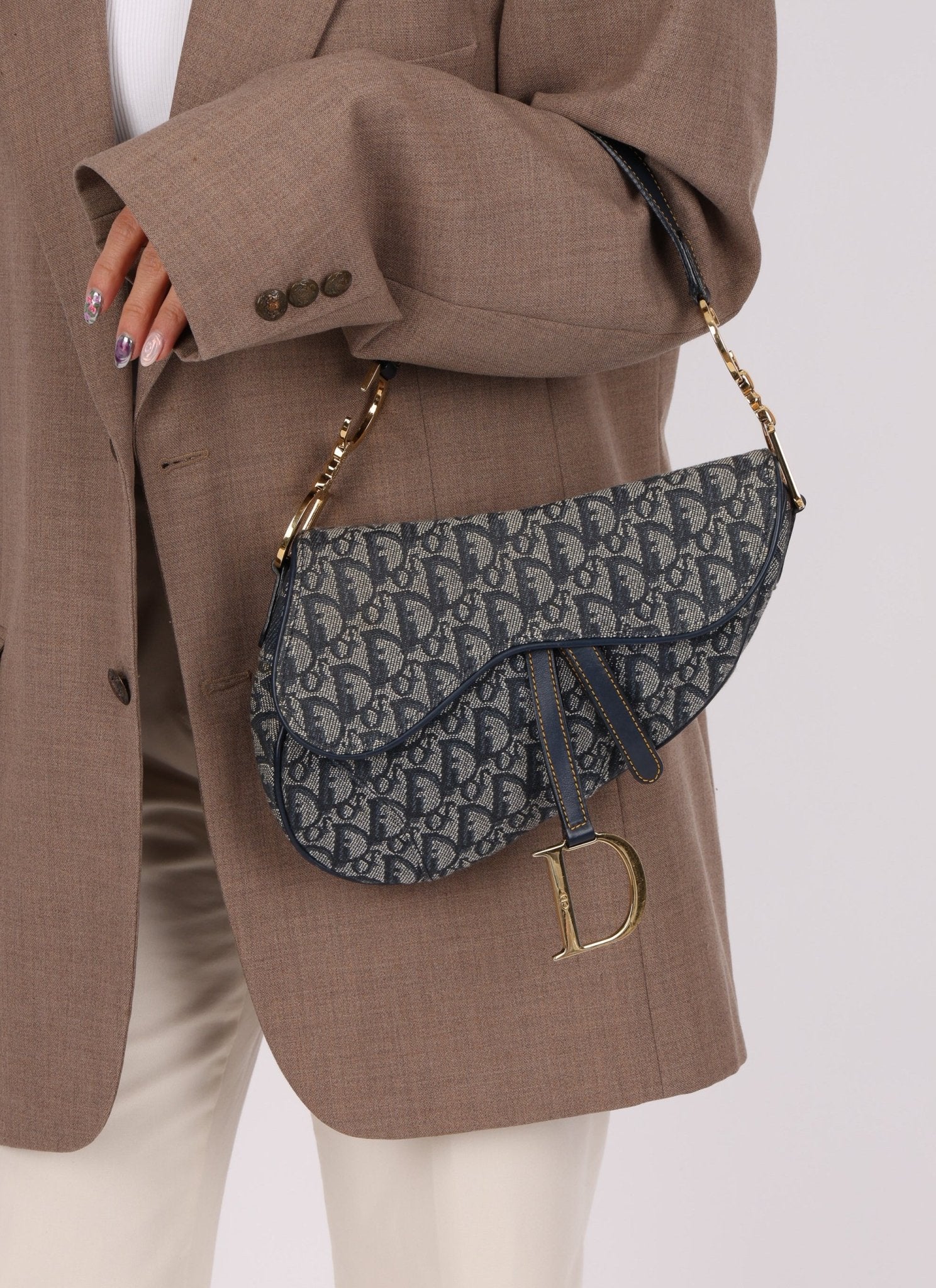 Dior 2000 Trotter Saddle Bag - FashioNica