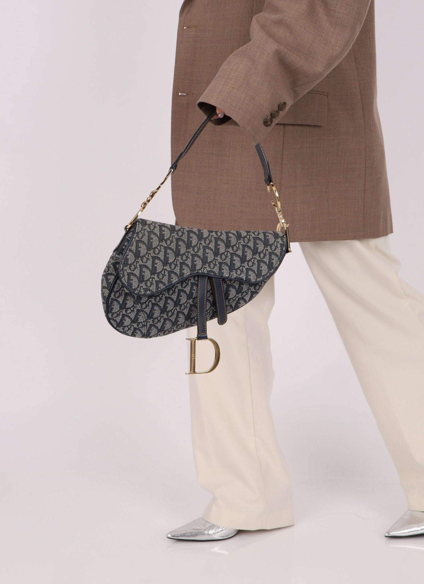 Dior 2000 Trotter Saddle Bag - FashioNica