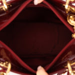 Dior 2000 Wine Red Diorissimo Patent Medium Lady - FashioNica