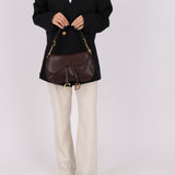 Dior 2001 Chocolate Calfskin Double Saddle Bag - FashioNica