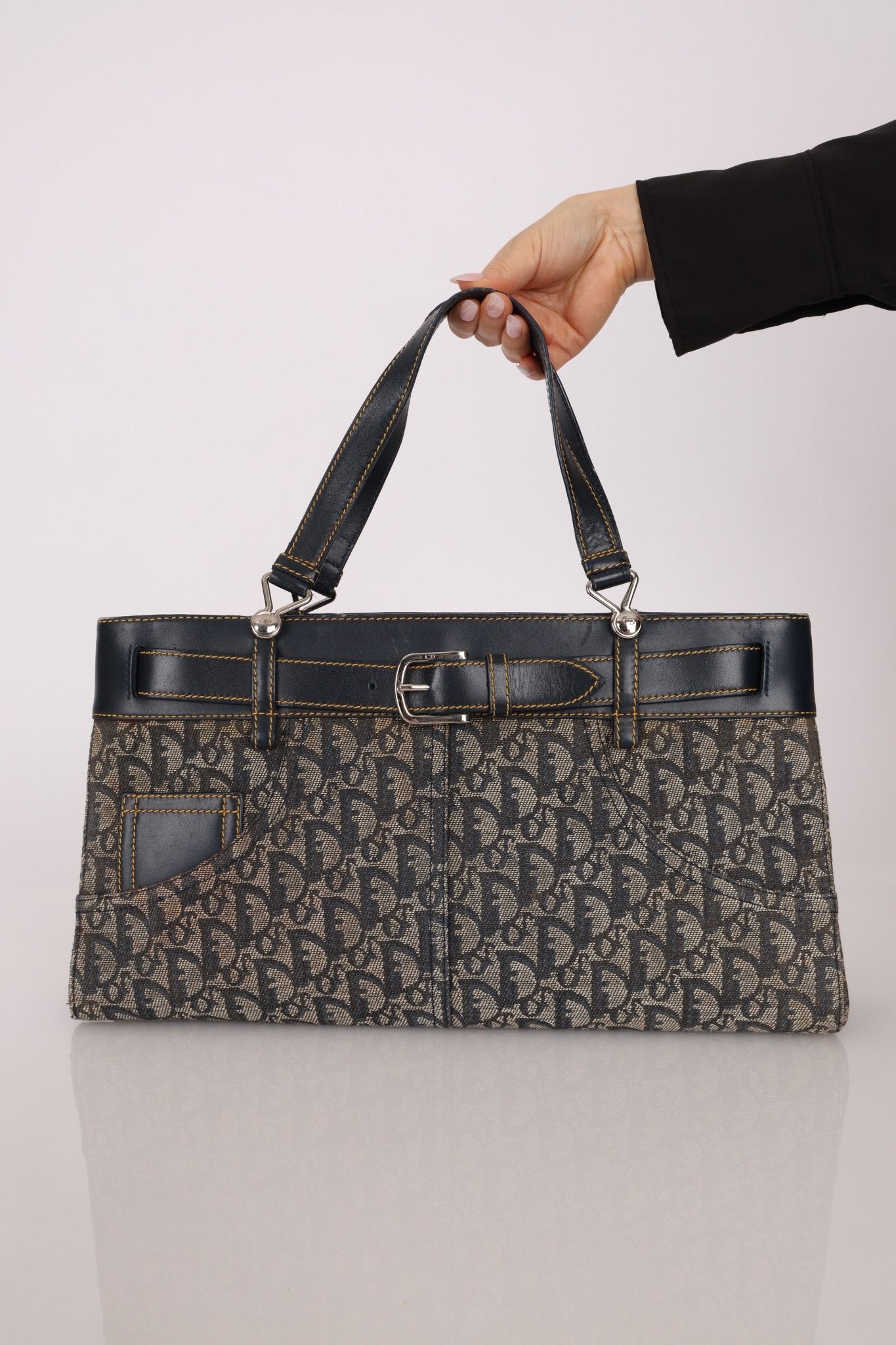 Dior 2001 Diorissimo Jean Pocket Tote - FashioNica