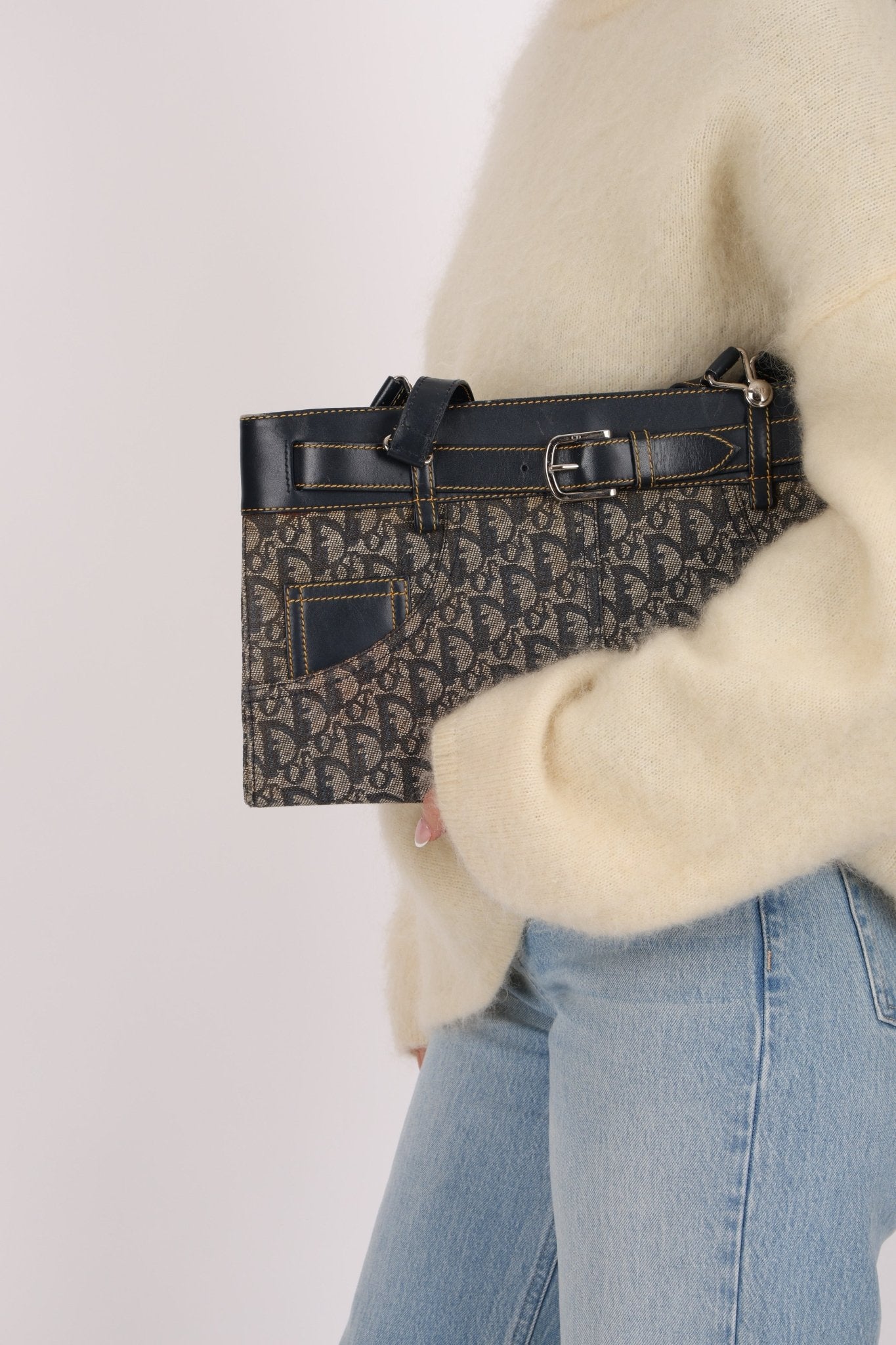 Dior 2001 Diorissimo Jean Pocket Tote - FashioNica