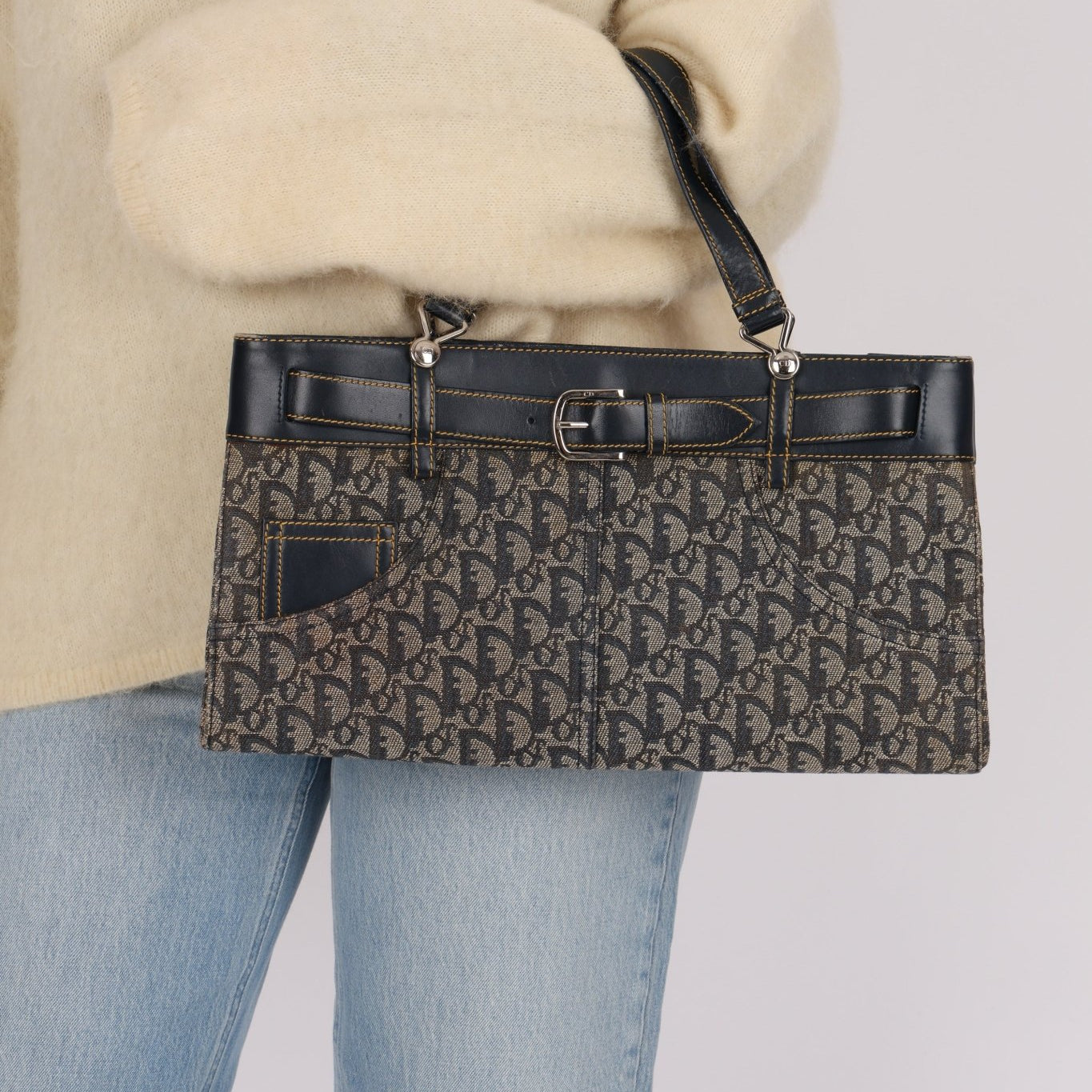 Dior 2001 Diorissimo Jean Pocket Tote - FashioNica