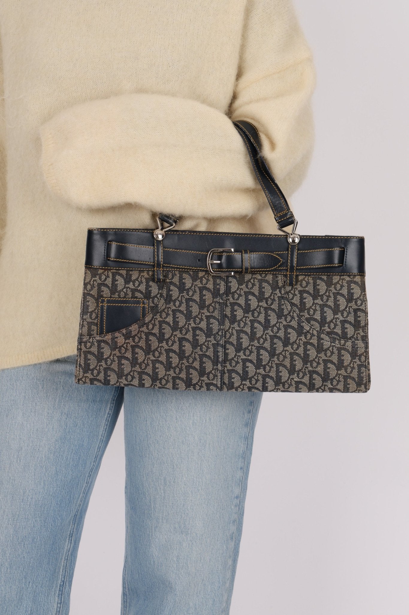 Dior 2001 Diorissimo Jean Pocket Tote - FashioNica